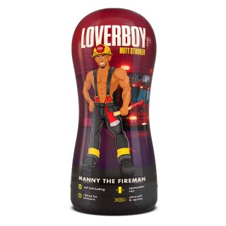 Loverboy Manny The Fireman Self Lubricating Stroker Tan