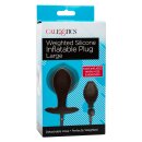 Weighted Inflatable Plug Large Black