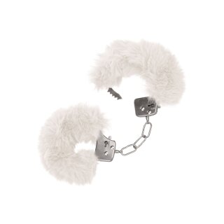 Ultra Fluffy Furry Cuffs White