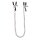 Taboom adjustable nipple clamps with chain silver