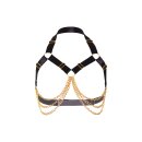 Kinky Diva Luxury Chain Bra Black S/L