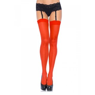 Plus Size Sheer Stockings Red