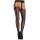 Lace up Backseam Stockings Black OS