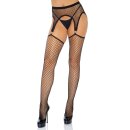 Net Garterbelt Stockings Black OS
