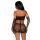 Lace Tube Dress and Gloves Black OS