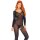 Long Sleeves Bodystocking Black OS