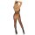 Seamless Crochet Bodystocking Black OS