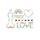 Pride Bodyjewels Sticker Multicolor