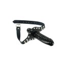 Strict ride me! Mouth gag leather black