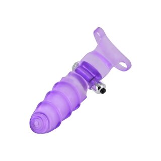 Frisky Doppel Finger Banger Vibrierender G-Punkt Handschuh lila