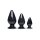 Triple Cones - Anal Plug Set - 3 piece