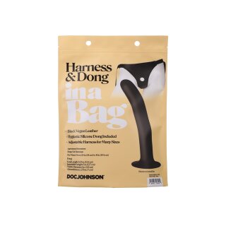 Doc Johnson Umschnallgurt mit Dildo 12,7 cm schwarz