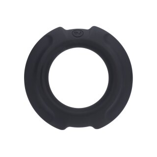 Doc Johnson Flexisteel cock ring with metal core black 3.5 cm