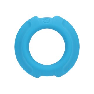 Doc Johnson Flexisteel penis ring with metal core blue 3.5 cm