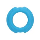 Doc Johnson Flexisteel penis ring with metal core blue...