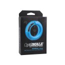 Doc Johnson Flexisteel penis ring with metal core blue 4.3 cm