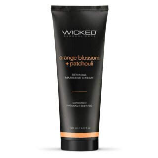 Wicked Sensual Massage Cream 120ml Orange Blossom And Patchouli Scented