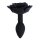 Black Rose Silicone Anal Plug - 3 cm
