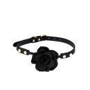 Silicone Black Rose Gag