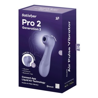 Satisfyer Pro 2 Generation 3 Bluetooth Lilac