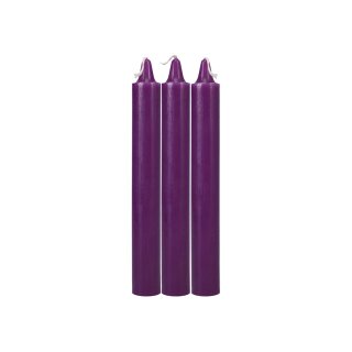 Doc Johnson Japanese drip candles 3 pieces purple