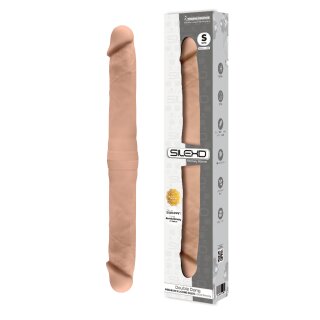 SILEXD Dual Density Silicone Double Dong Dildo S flesh (15")