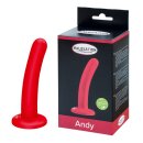 MALESATION Andy Dildo Red - 12,5 cm