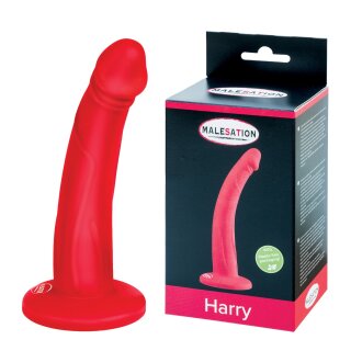 MALESATION Harry Dildo Red  - 14,5 cm