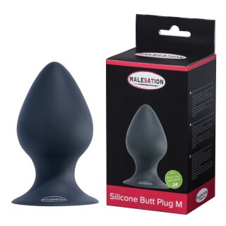MALESATION Silicone Butt Plug M - 5,25 cm