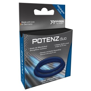 JOYDIVISION POTENZduo Penisring blau, klein