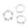 Pro Rings 3pc Set Transparent