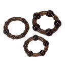 Pro Rings 3pc Set Frosted Black
