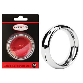 MALESATION Metal Ring Rounded Steel 44