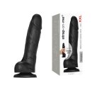 Strap-on-me Sliding Skin Realistic Dildo Black XXL - 20,8 cm