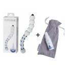 JOYRIDE Premium GlassiX Set 05 transparent, blue 23.5 cm