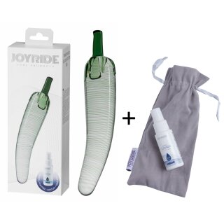 JOYRIDE Premium GlassiX Set 06 transparent, grün 22 cm