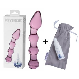 JOYRIDE Premium GlassiX Set 12 rosa 19 cm