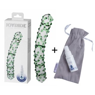 JOYRIDE Premium GlassiX Set 14 transparent, green 23 cm