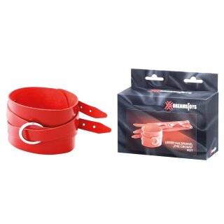 XX-DREAMSTOYS leather neck restraint The Crown red