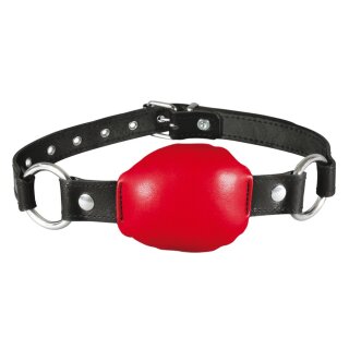 XX-DREAMSTOYS Leder Mund Knebel rot