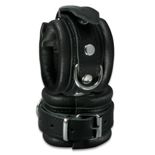 XX-DREAMSTOYS Leder Handfessel schwarz