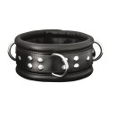 XX-DREAMSTOYS Leather neck restraint wide black