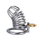 XX-DREAMSTOYS Metall Cock Cage in Schlangenform