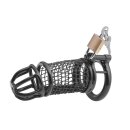 XX-DREAMSTOYS Metal Cock Cage Matrix black