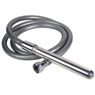 JOYDIVISION Alu-Intimduschstab silber m. Schlauch