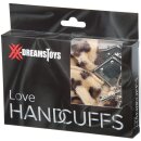 XX-DREAMSTOYS Love handcuffs w. plush leopard