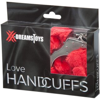 XX-DREAMSTOYS Love handcuffs with plush red