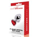 Heartbreaker Metal Butt Plug Medium 7,5 cm