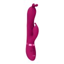 Gada - Vibrating Bunny Ear G-Spot Rabbit with Pulse Wave...