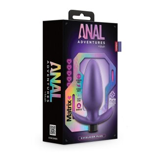 Anal Adventures Matrix Exelsior Plug Astro Violet